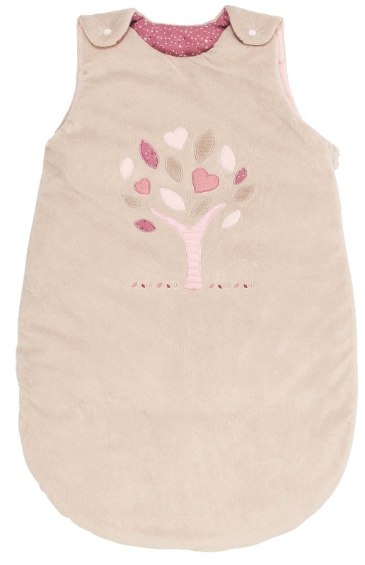 Gigoteuse Arbre Cœurs Rose 0-6 Mois