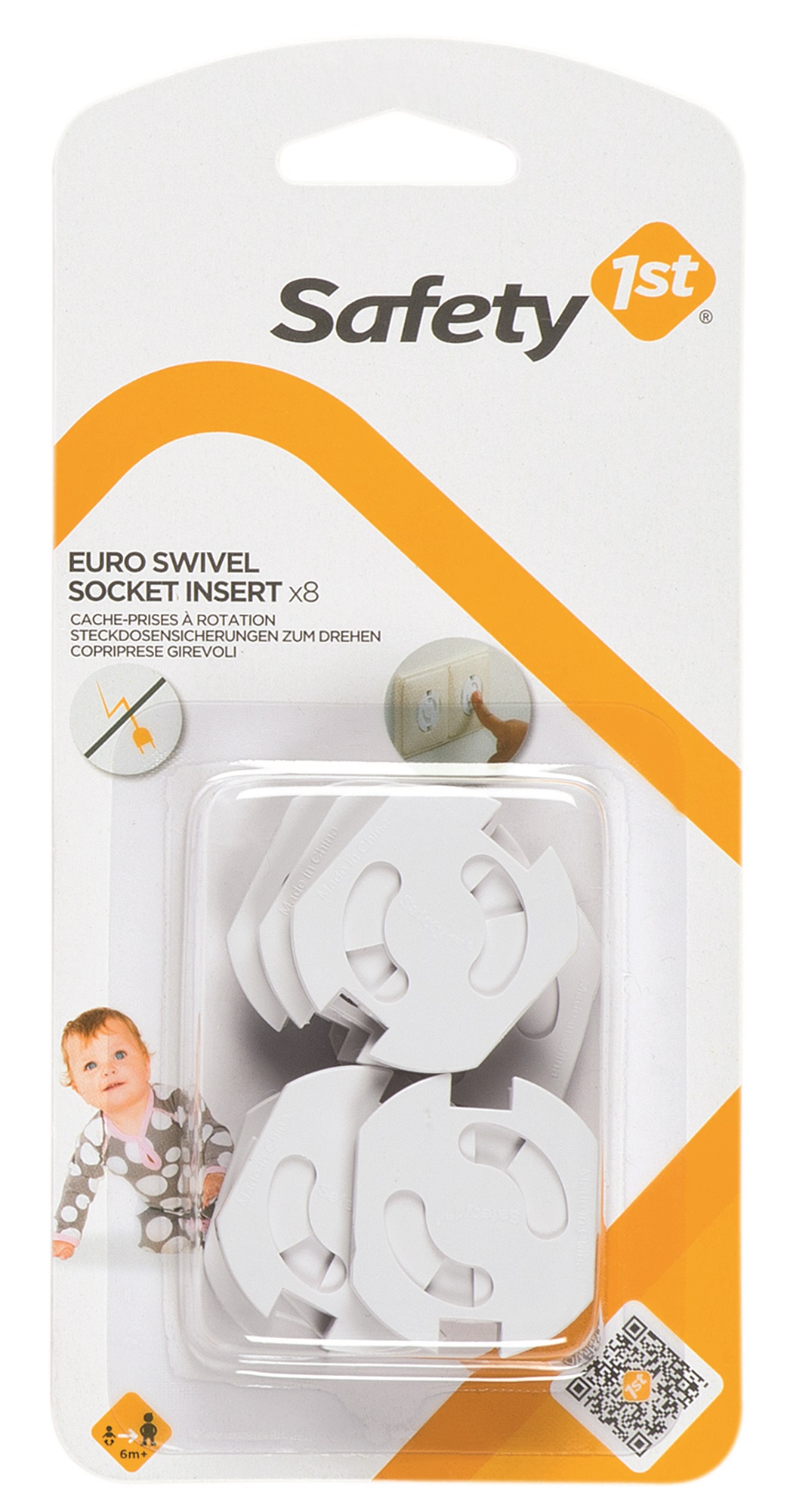 En Safety 1St Euro Swivel Socket Inserts