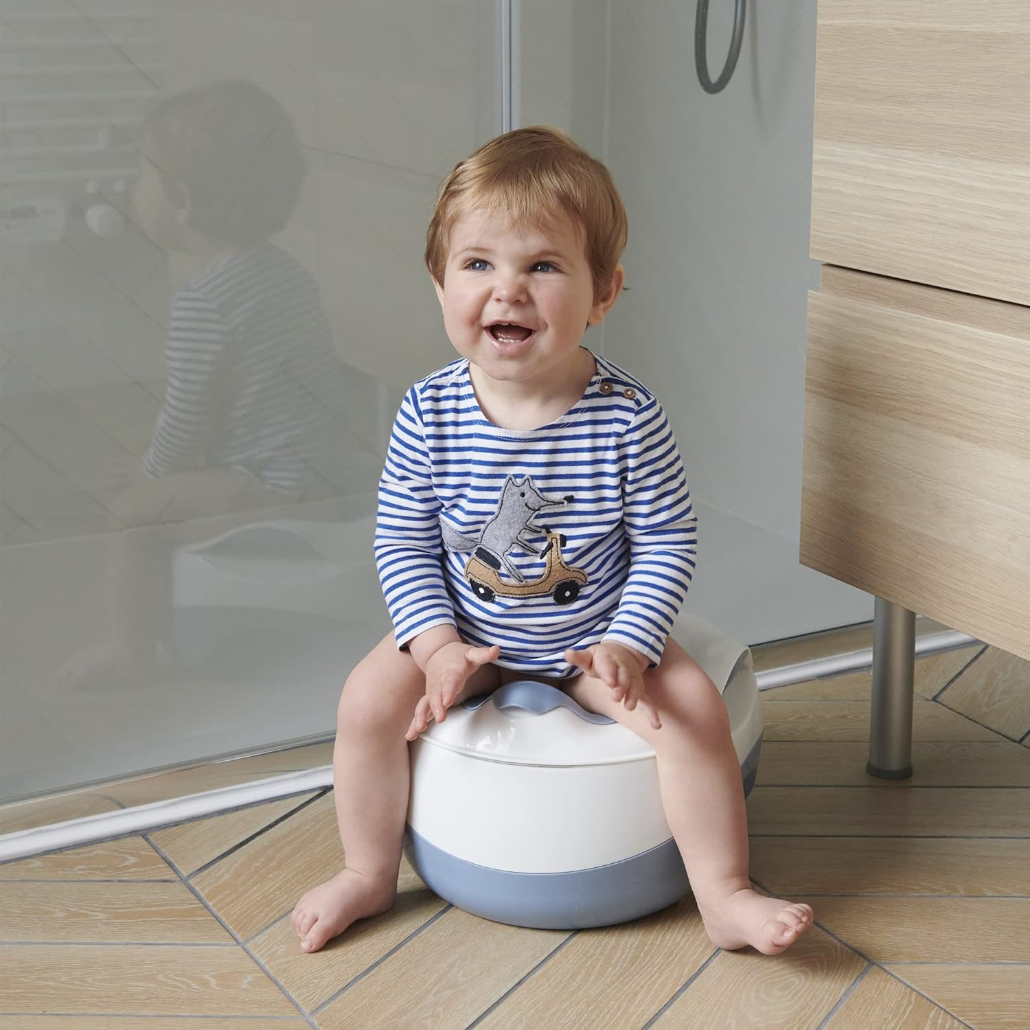 Pot bébé 3 en 1 Bebeconfort avec marchepied et siège rembourré