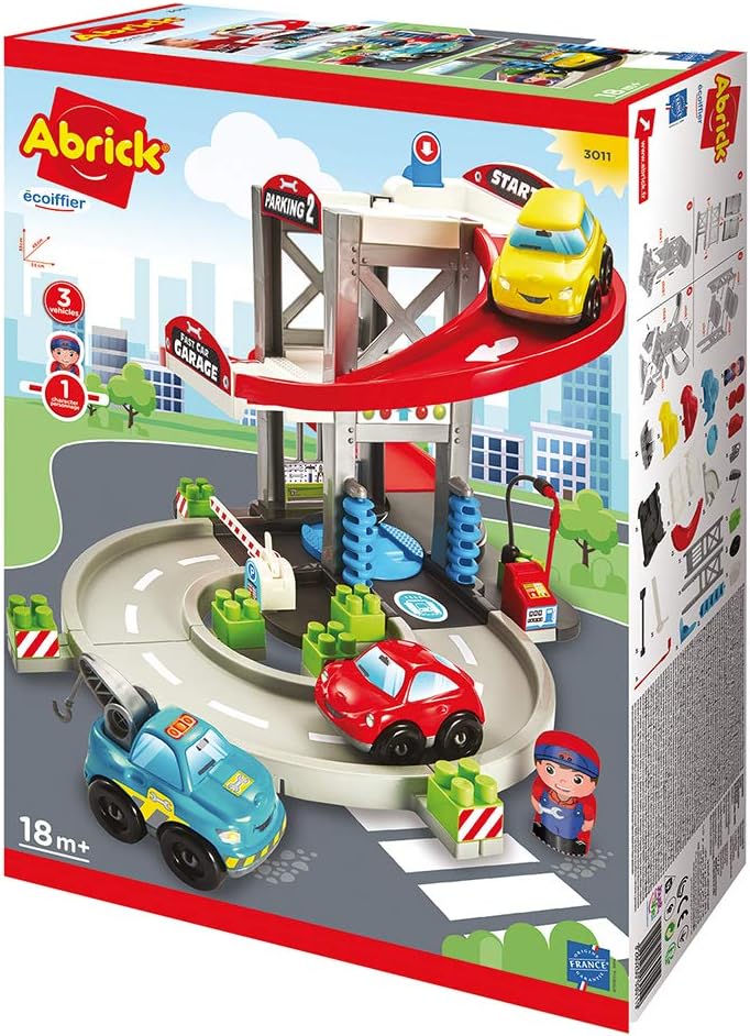 Garage Abrick 3 étages avec véhicules
