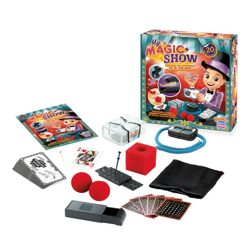 Coffret Ma Magie Show - 20 Tours de Magie avec Accessoires
