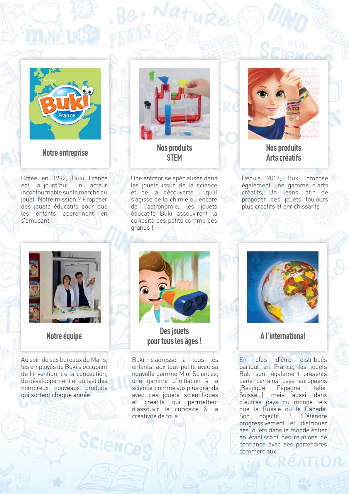 Catalogue complet Buki France - Jouets éducatifs et créatifs