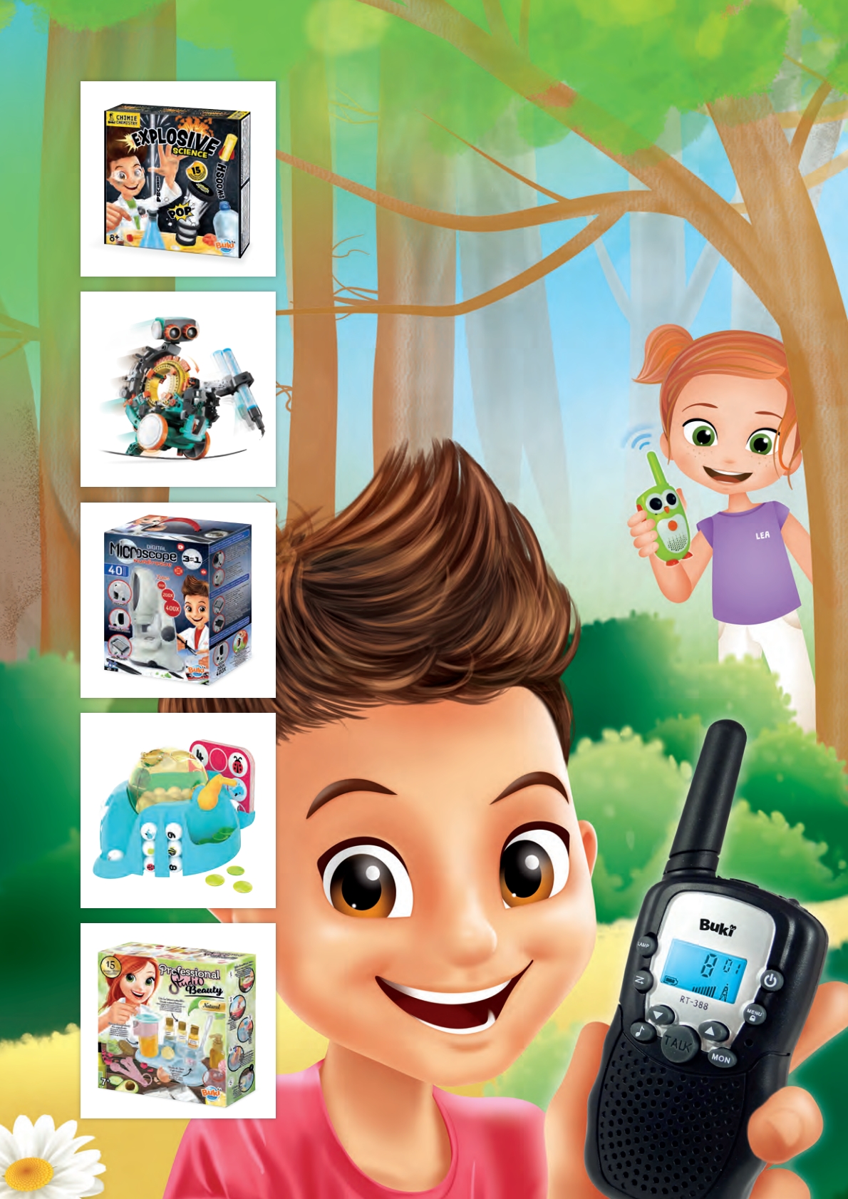 Talkies-Walkies Rechargeables Enfant - Portée 5 km