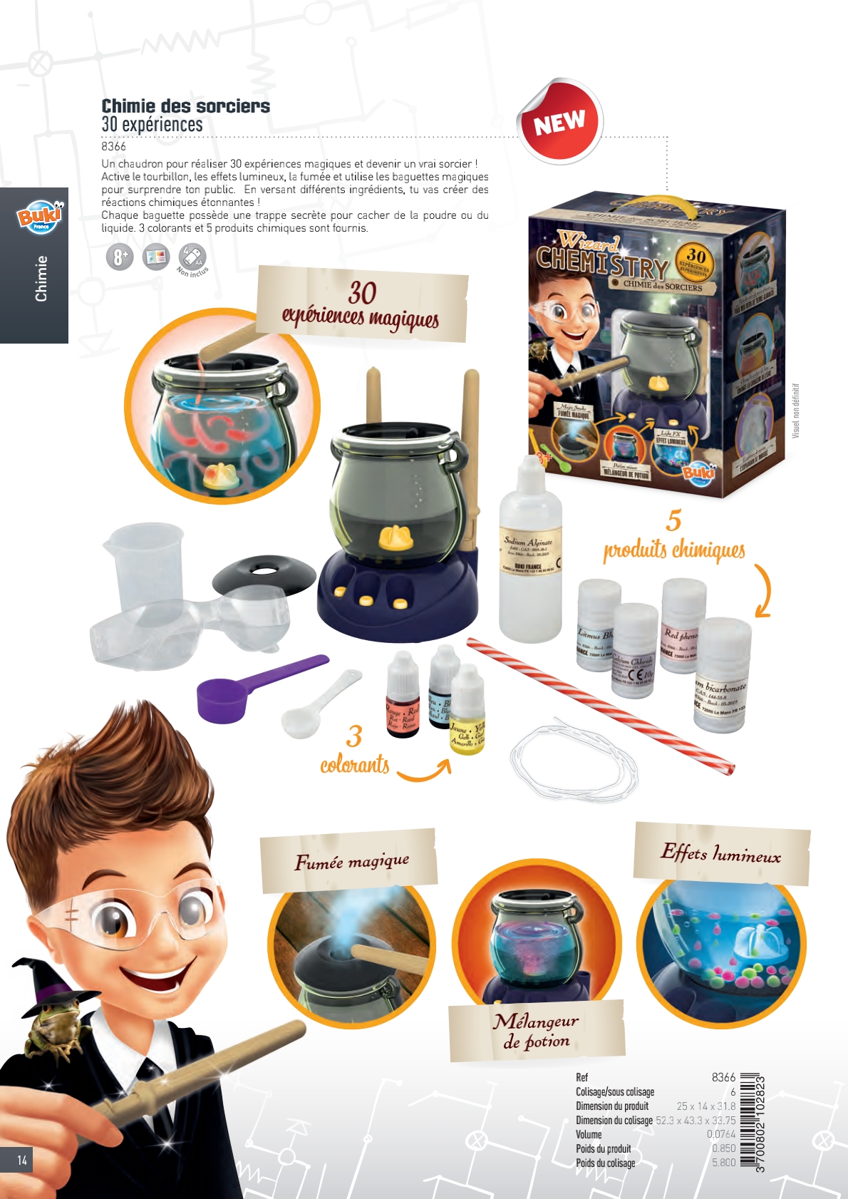 Chimie des Sorciers - Coffret 30 Expériences Magiques