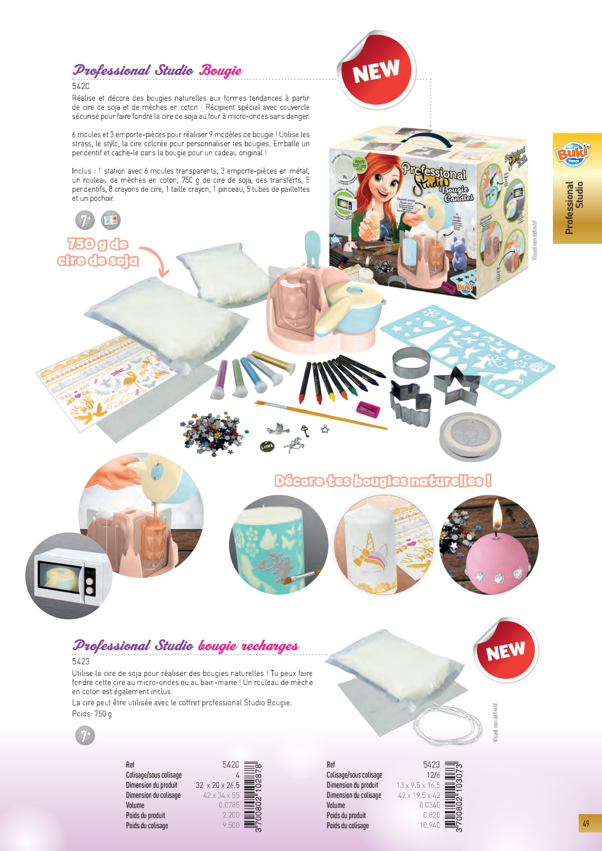 Studio Professionnel Bougies - Kit de Création et Décoration
