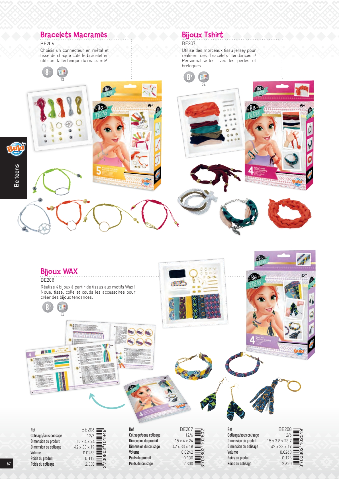 Bracelets Macramés - Kit Créatif avec Connecteurs Métalliques