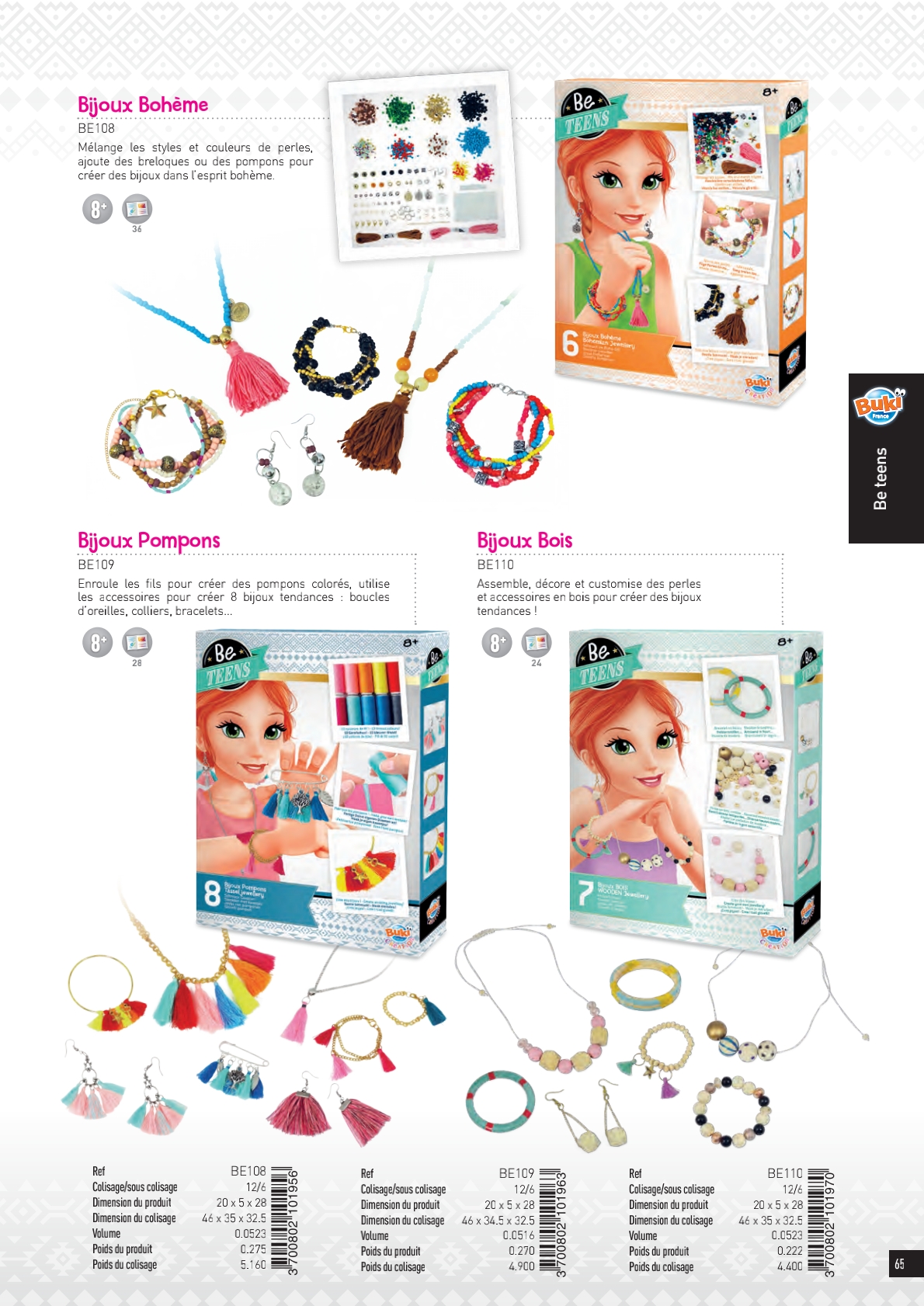 Kit de création bijoux bohèmes Buki France