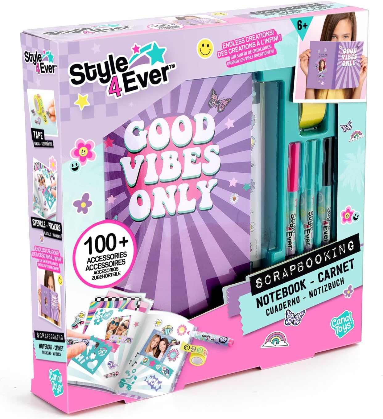 Style 4 Ever Carnet Scrapbooking Good Vibes