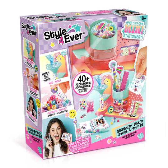 Mini Fabrique à Papeterie Style 4 Ever - Crée tes Stylos et Carnets