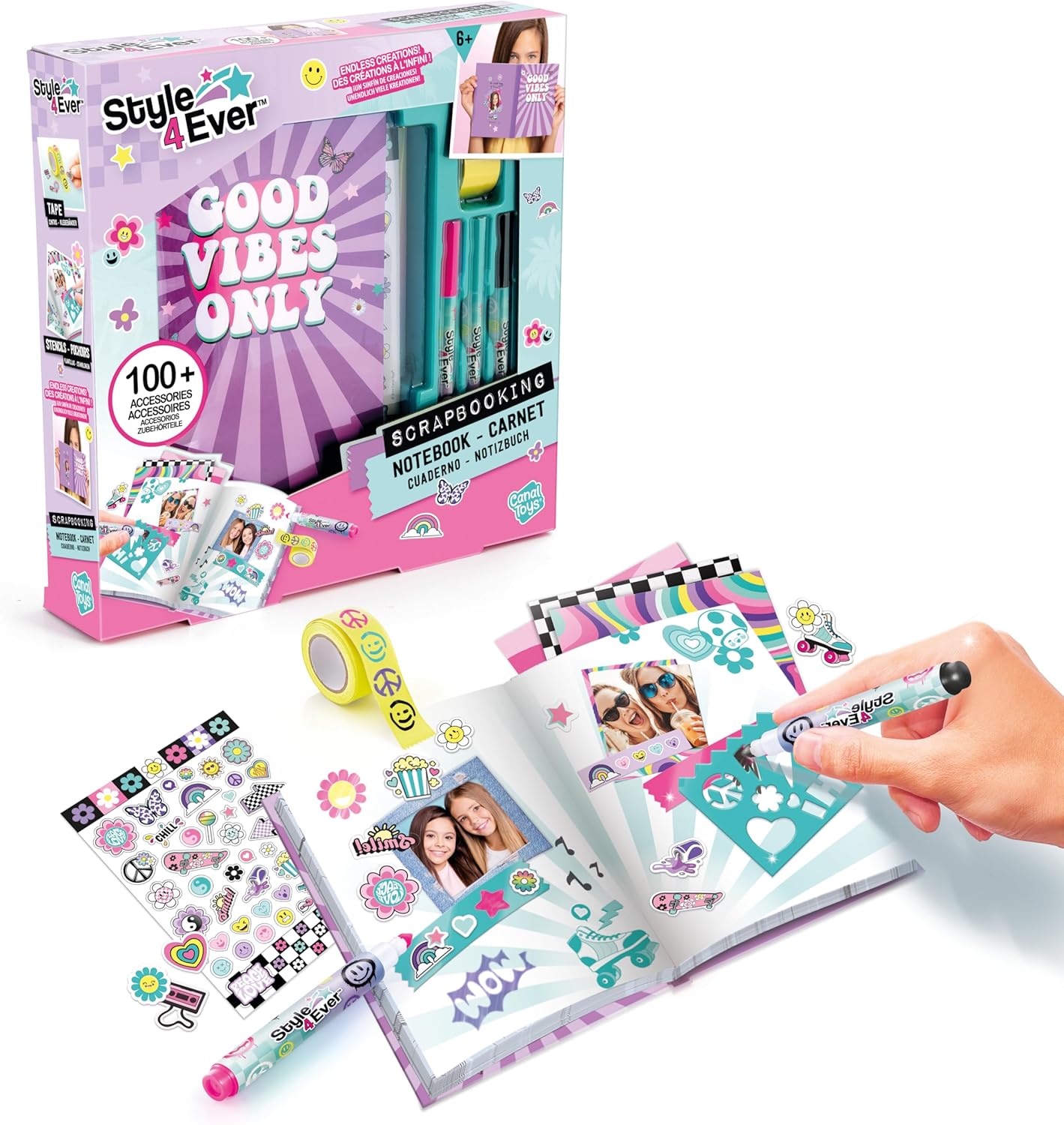 Carnet de Scrapbooking Good Vibes Only - Album Mini Secret