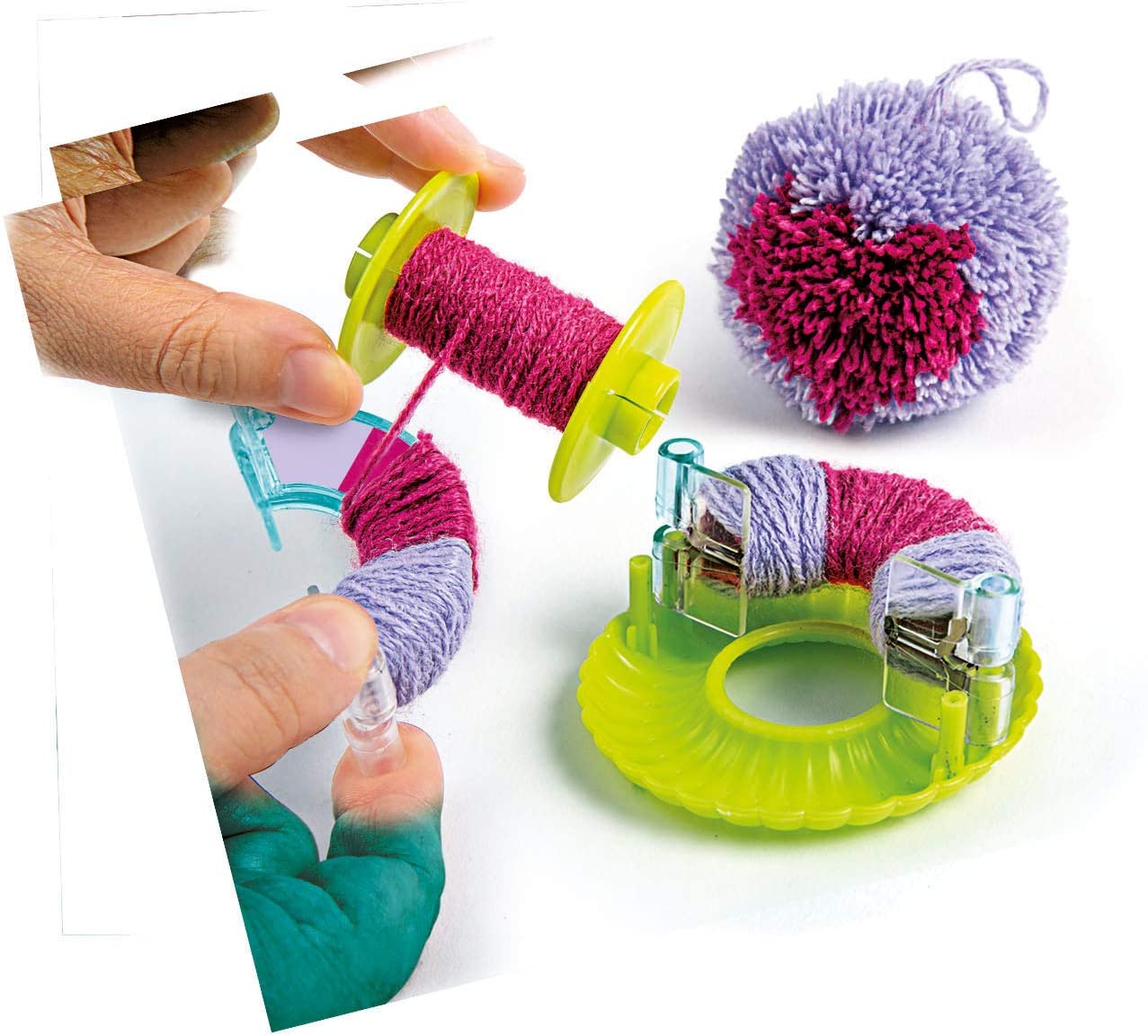 Coffret créatif Licorne - Bracelets en perles colorées avec charms et pompoms