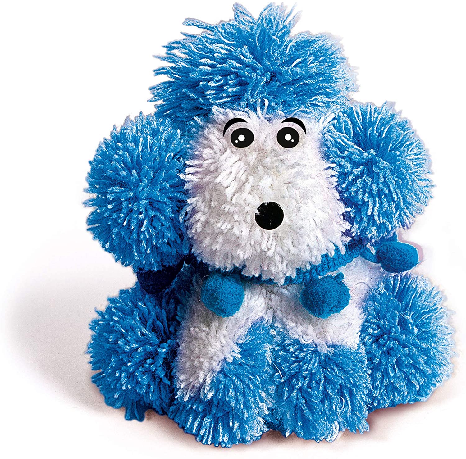 Peluche Pompom Bleu et Blanc Clementoni