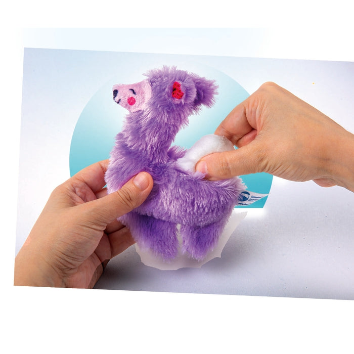 Lama Pompom Mauve Interactif Clementoni