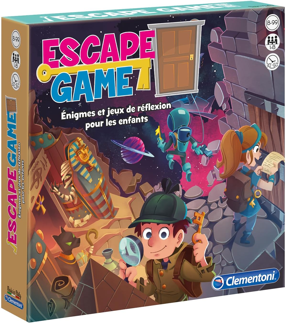 Escape Game Énigmes et Jeux de Réflexion Clementoni