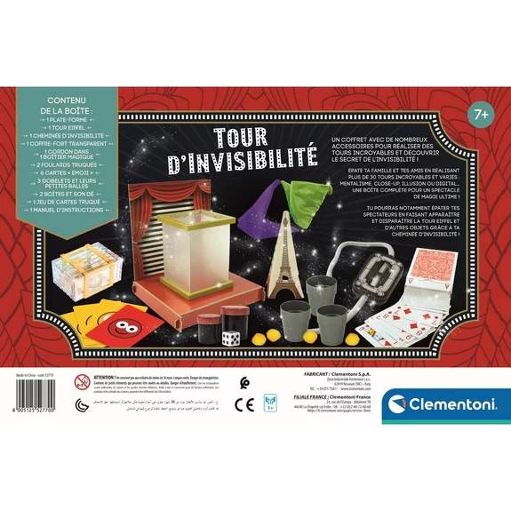 Cube d'Invisibilité - 30 Tours de Magie Spectaculaires