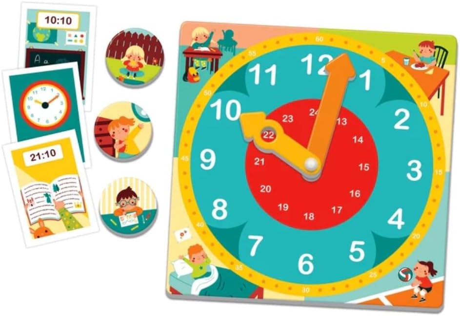 Puzzle Horloge Éducatif - Apprentissage de l'Heure