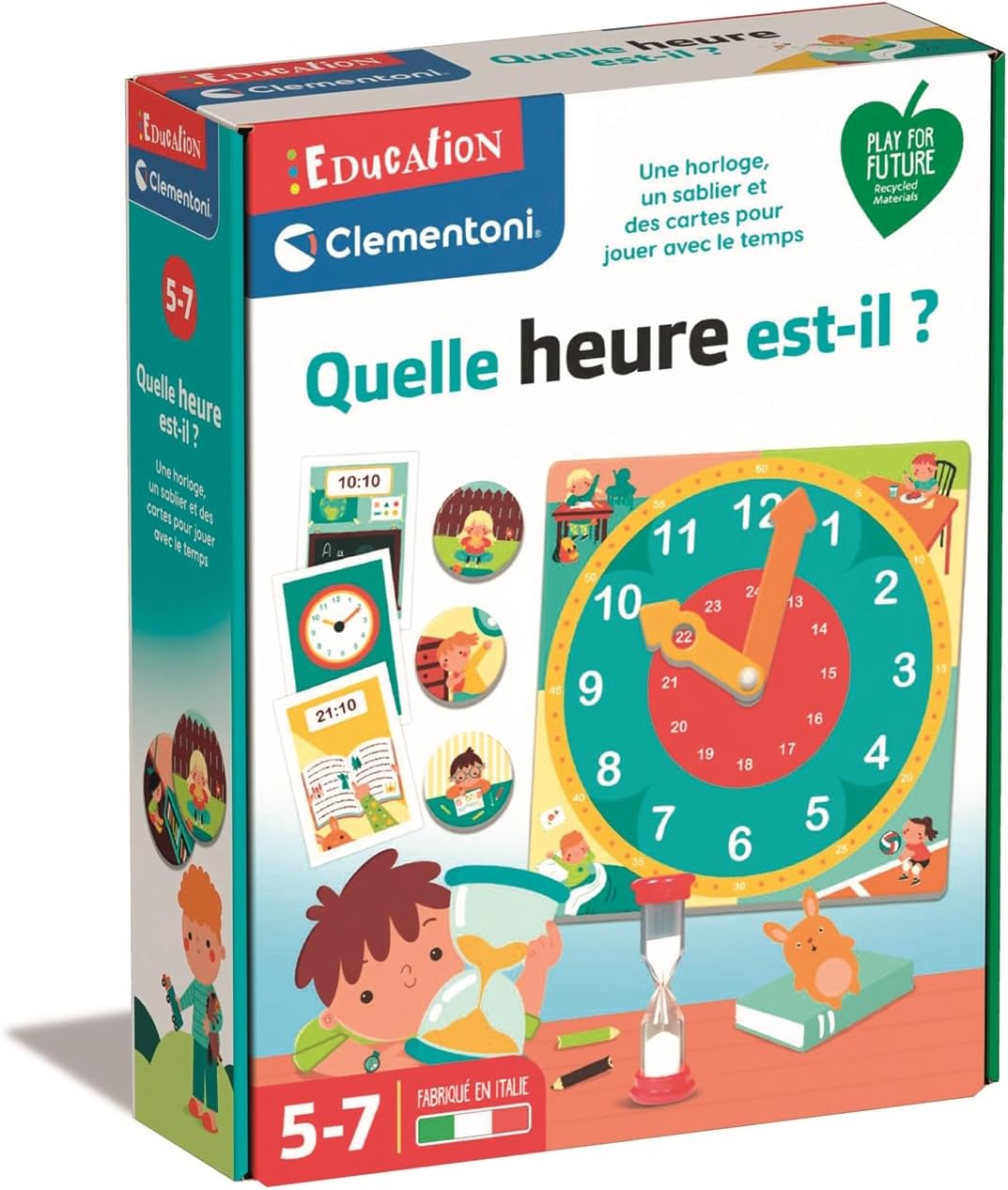 Jeu éducatif Quelle heure est-il Clementoni