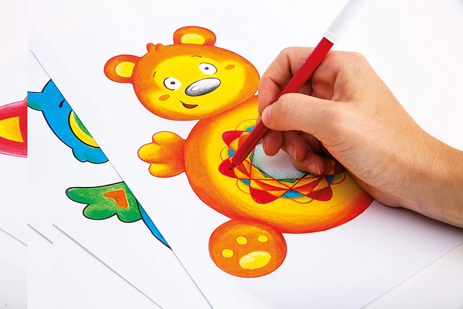 Jeu de Coloriage Créatif Animaux Spirally