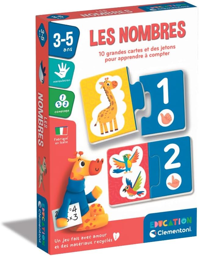 Jeu éducatif Les Nombres - Apprentissage ludique des chiffres