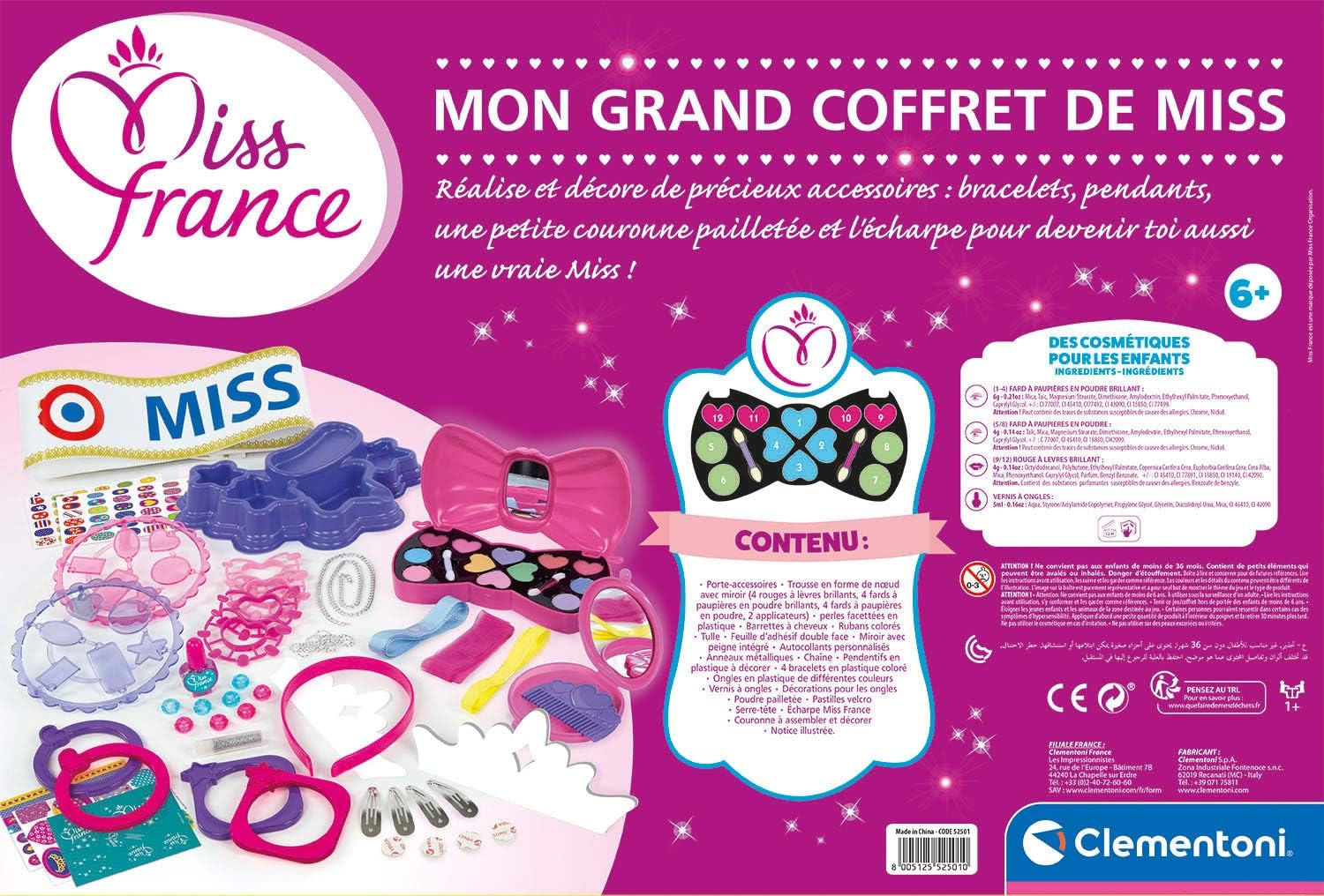 Grand Coffret de Maquillage et Bijoux Miss France