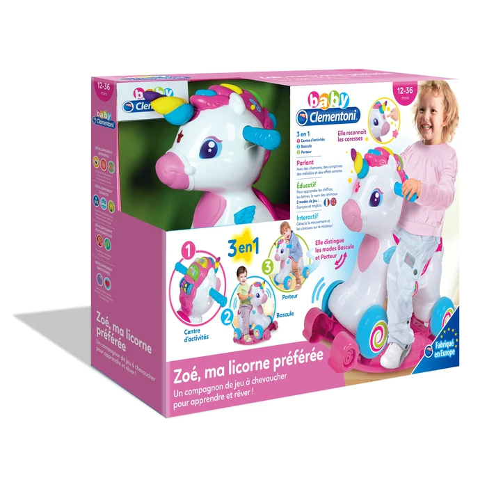 Zoé Ma Licorne Préférée - Jouet Interactif Parlant Clementoni