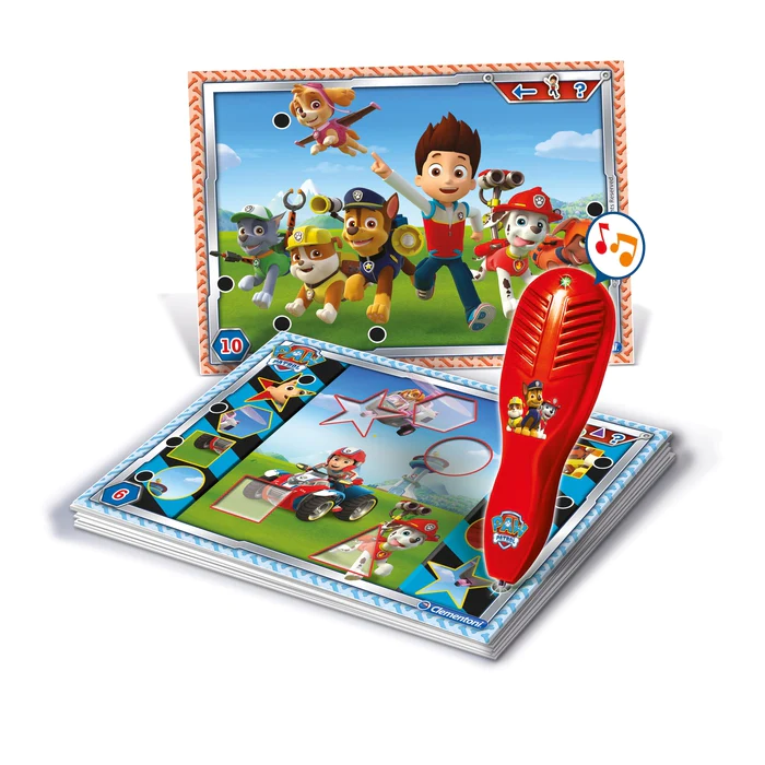 Pupitre Éducatif Interactif Patte Patrouille avec Stylo
