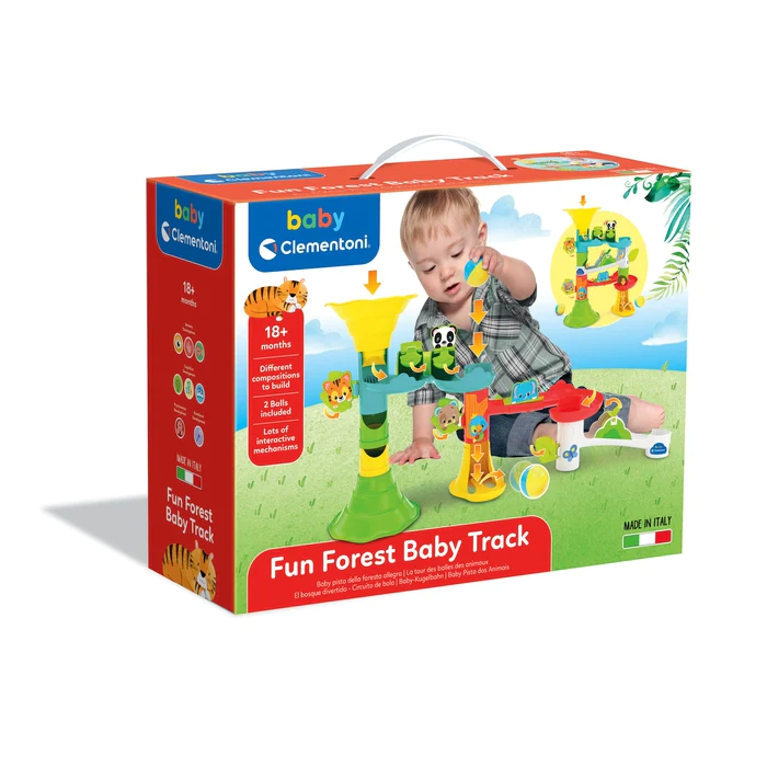 Fun Forest Baby Track - Circuit de billes éducatif Clementoni