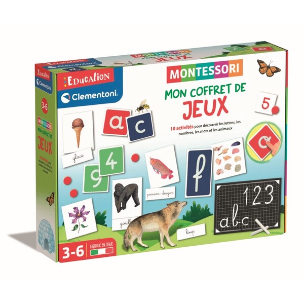 Coffret de jeux éducatifs Montessori Clementoni