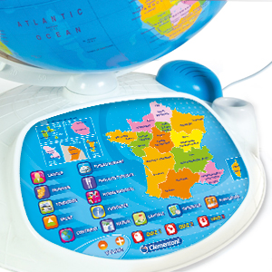 Exploraglobe - Globe Interactif Éducatif avec Stylet et Écran Couleur
