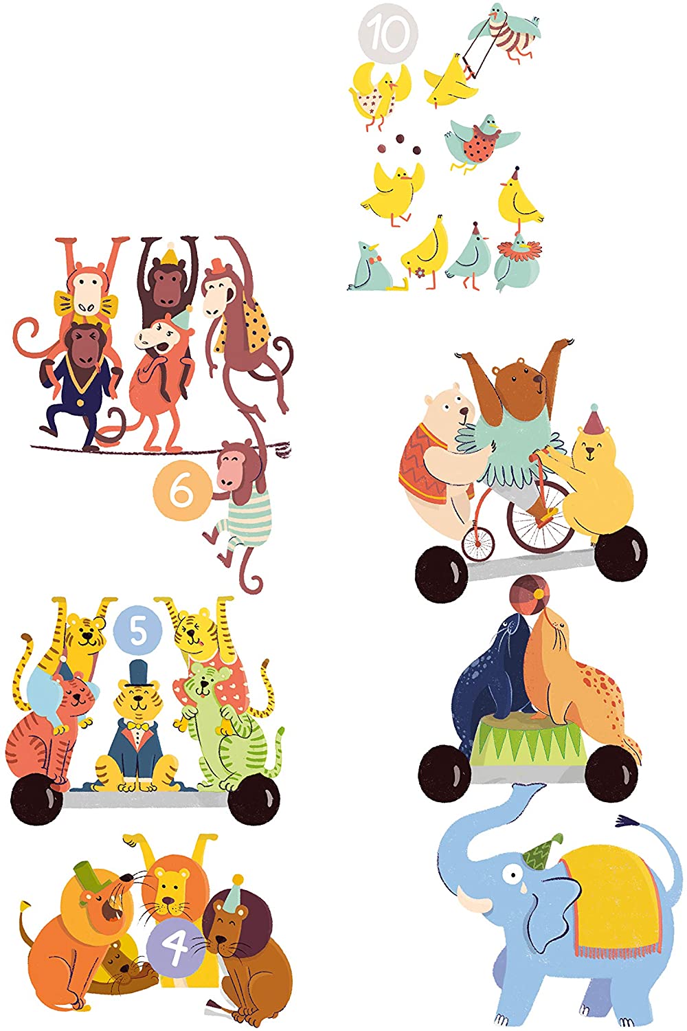 Compte avec les Animaux - Jeu éducatif Petit Savant