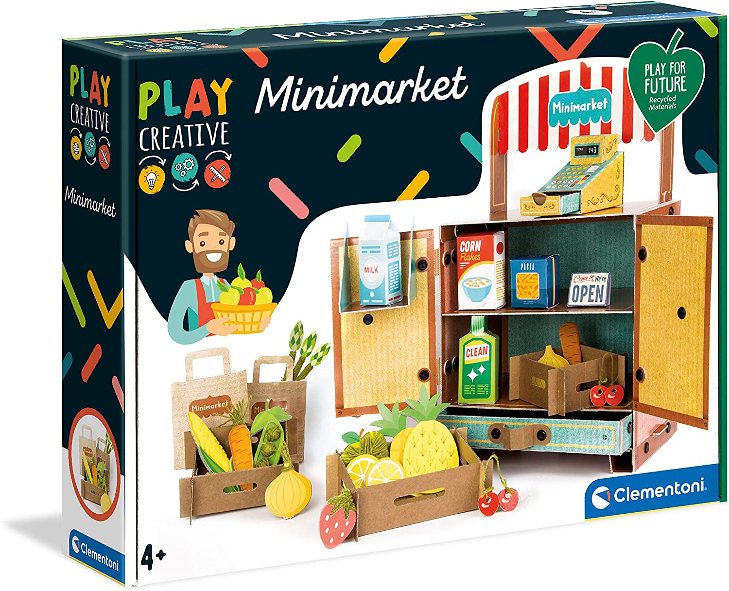 Play Creative Minimarket - Kit de loisir créatif Clementoni