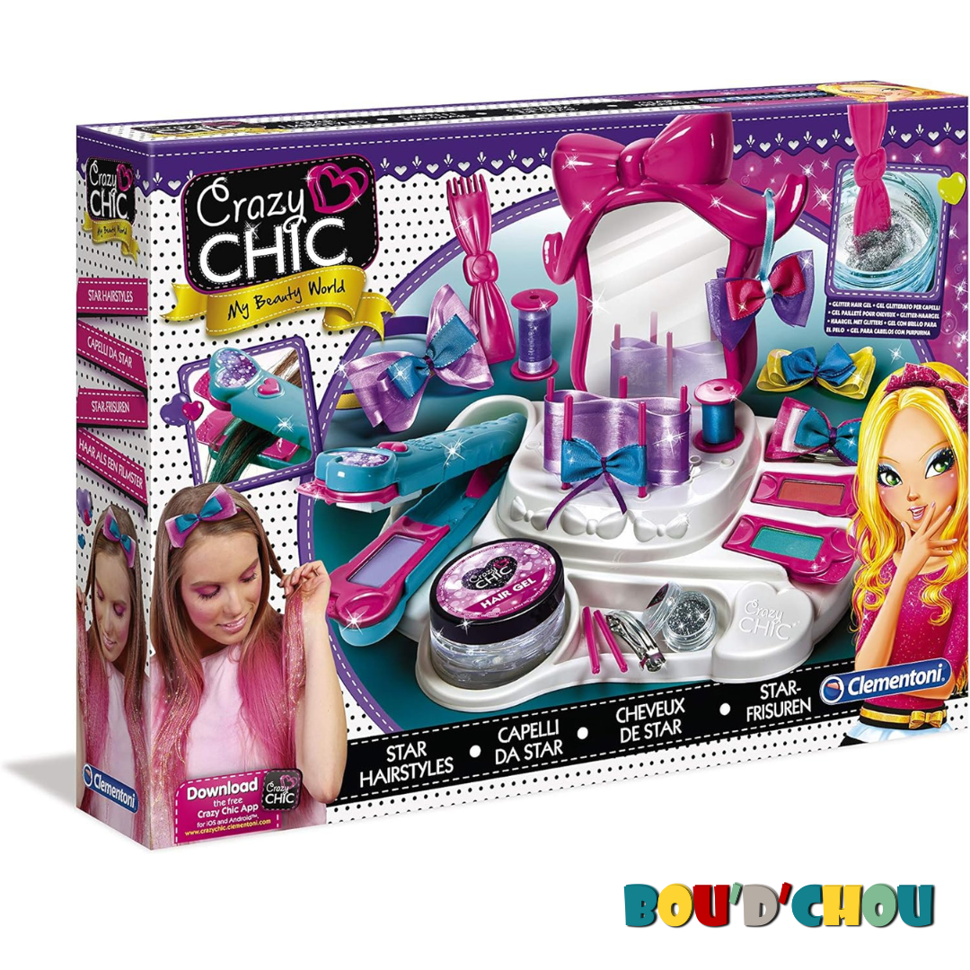 Studio de Coiffure Crazy Chic - Set Complet de Maquillage et Styling