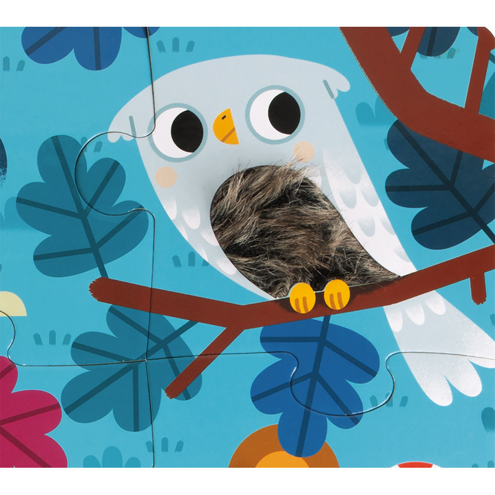 Puzzle Tactile Les Animaux De La Foret 20 Pcs (2)