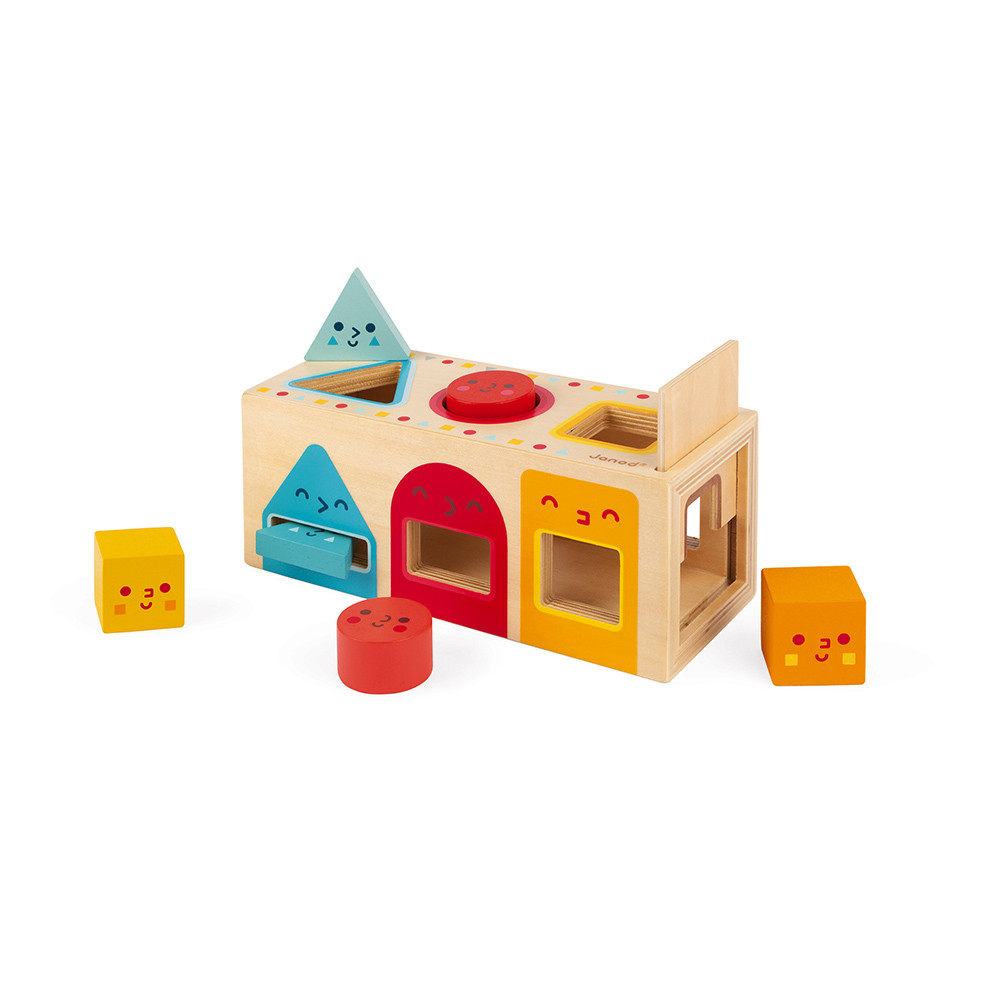 Boite A Formes Geometriques Bois