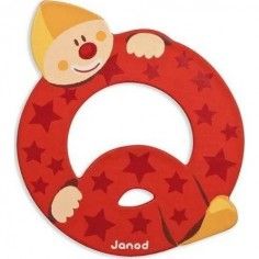 Lettre Clown Q - Jouet d'apprentissage Janod