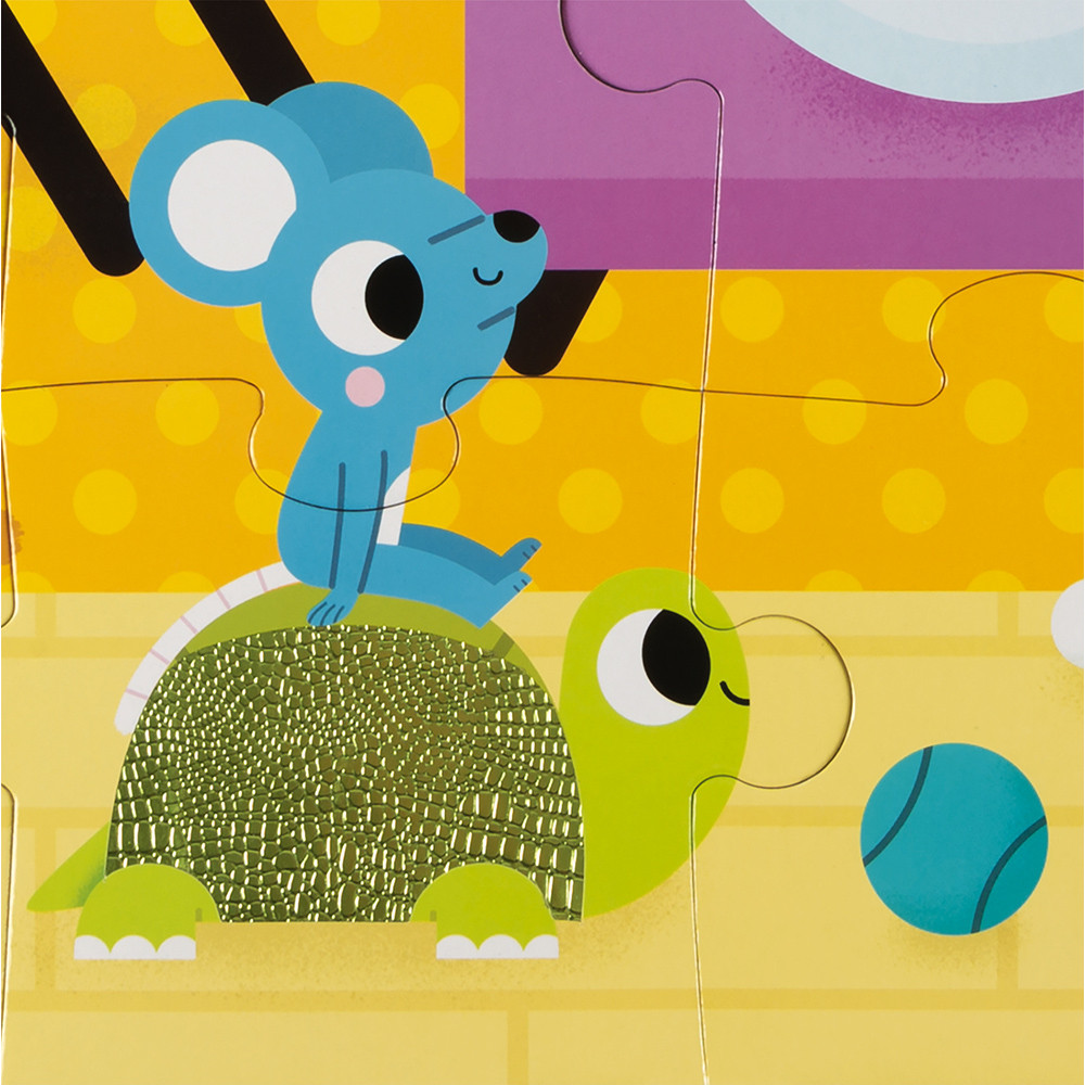 Puzzle Tactile Les Animaux Domestiques 20 Pcs (2)