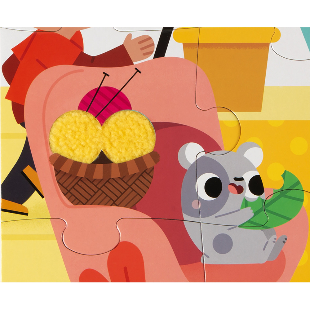 Puzzle Tactile Les Animaux Domestiques 20 Pcs (4)