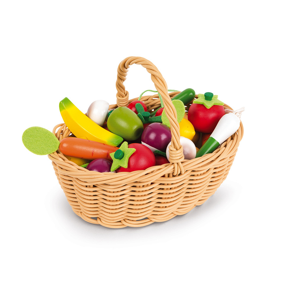Panier de 24 Fruits et Légumes Janod