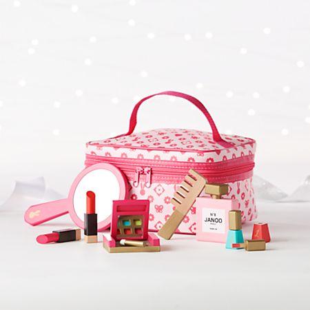 Vanity de Beauté P'tite Miss - Trousse de Maquillage en Bois