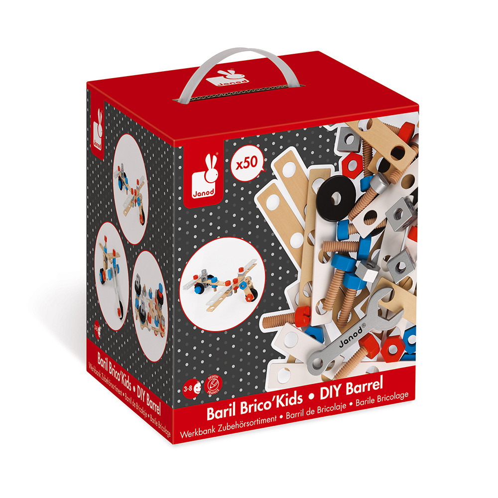 Baril Brico Kids 50 Pieces Bois (5)