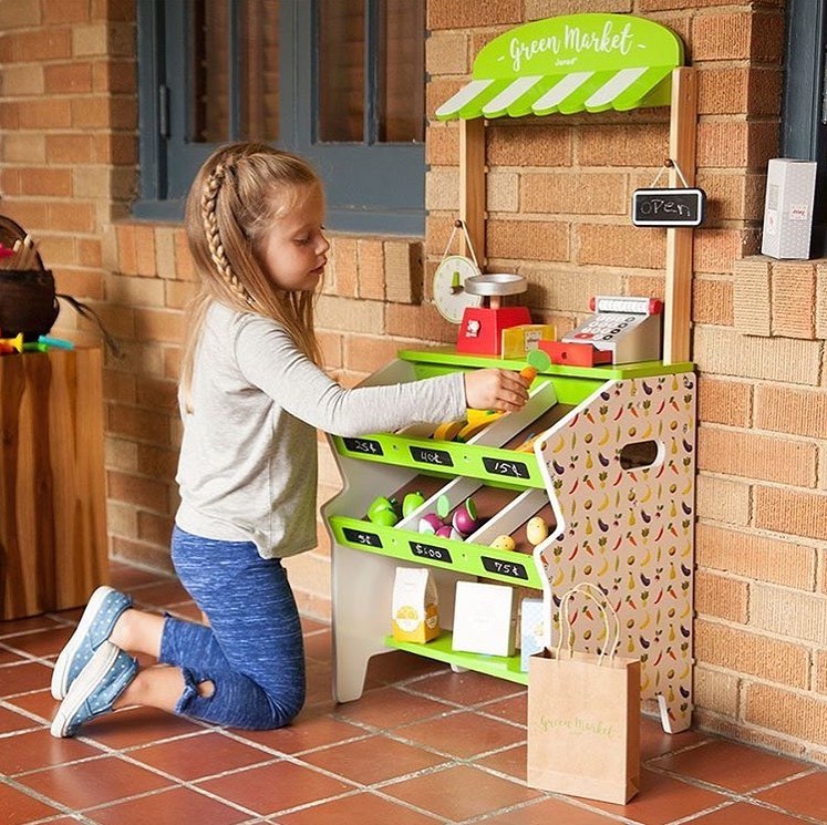 Épicerie Green Market en bois Janod