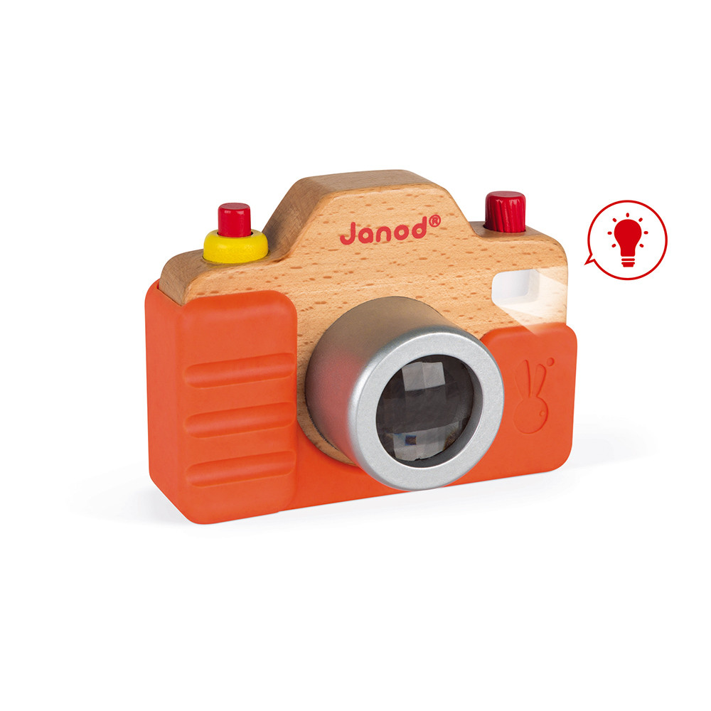 Appareil Photo Sonore Bois Et Silicone