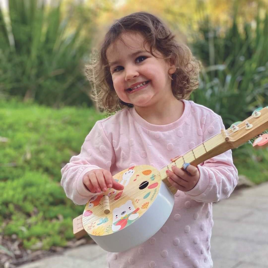 Banjo en bois coloré pour enfant - Janod
