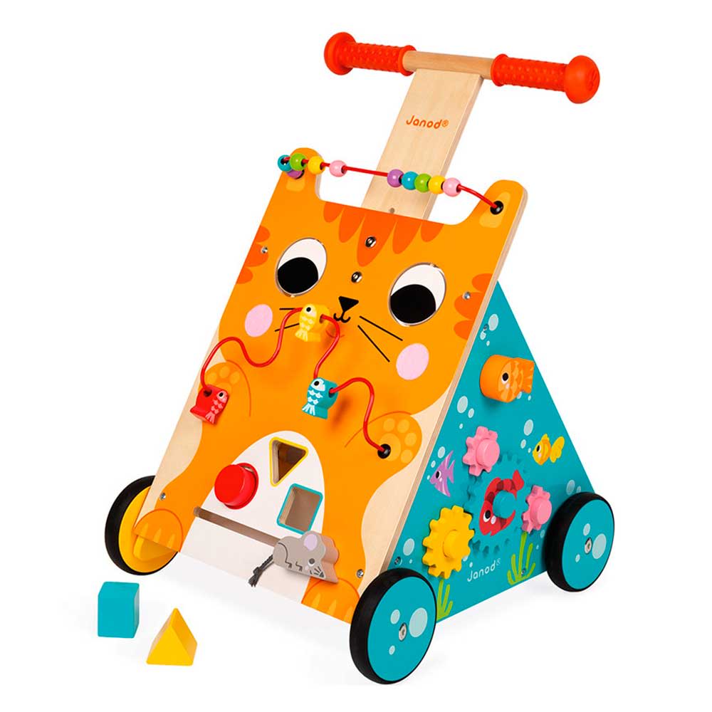 Chariot d'Éveil Multi-Activités Chat Janod
