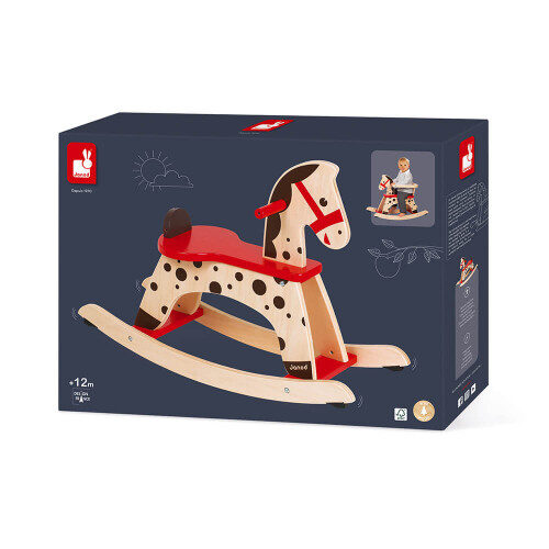 Cheval à Bascule en Bois Caramel