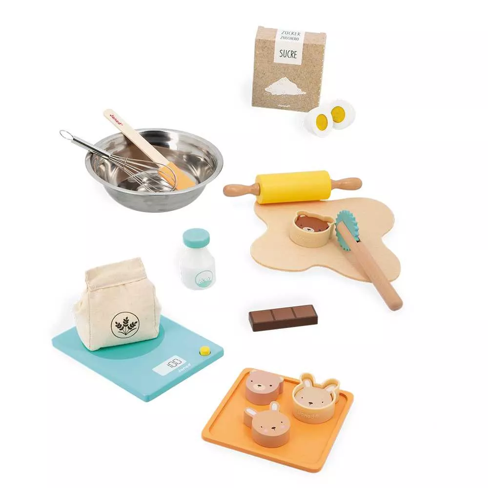 Mon Atelier Pâtisserie Janod - Jeu de Construction Bois
