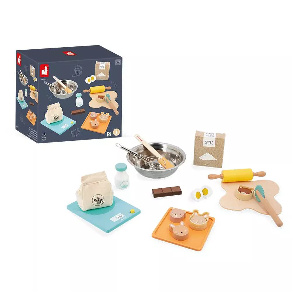 Mon Atelier Pâtisserie Janod - Jeu de Cuisine en Bois