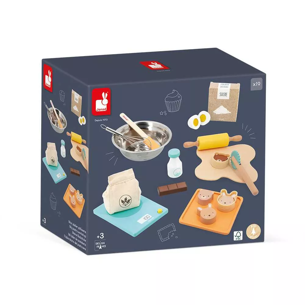 Mon Atelier Pâtisserie Janod - Jeu de cuisine en bois