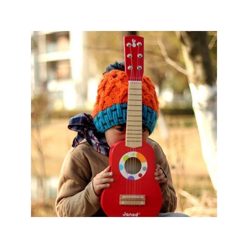 Guitare Confetti Rouge 6 Cordes Janod