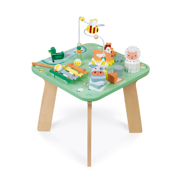 Table d'Activités Jolie Prairie en Bois